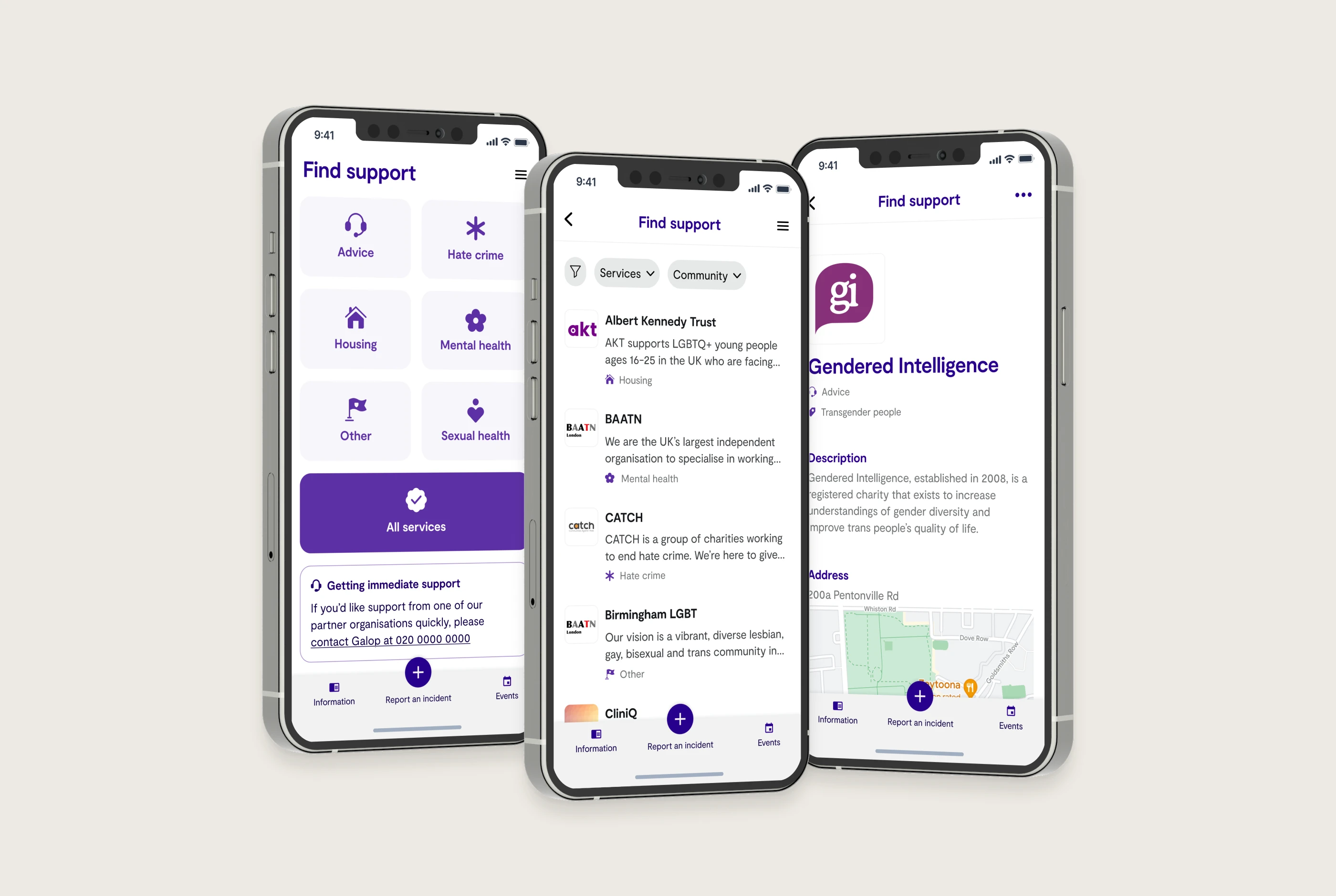 Zoteria service detail page
