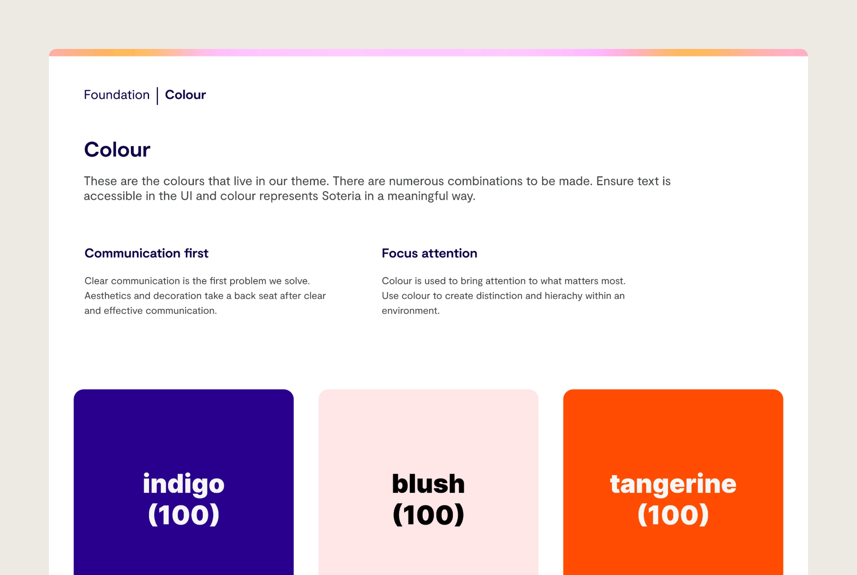 Zoteria app screen